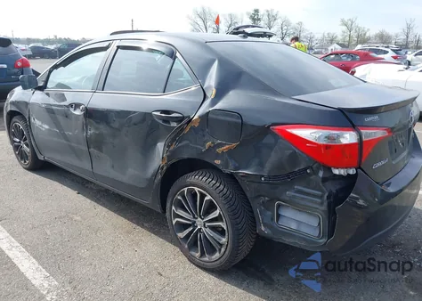 2016 Toyota Corolla S Plus из США, поврежденный, VIN 2T1BURHE3GC732849